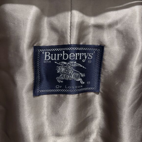 Burberry London Trench coat Nova Check Vintage Woman 44 US Liner Double Breasted - Picture 14 of 16